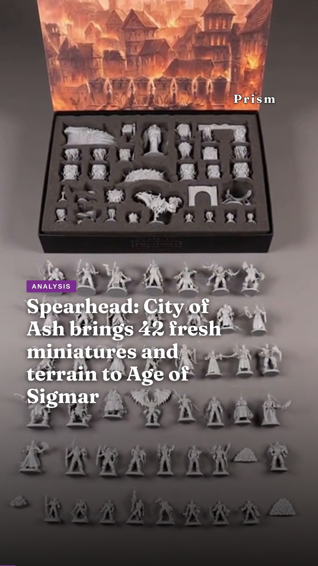 Spearhead: City of Ash brings 42 fresh miniatures and terrain to Age of Sigmar