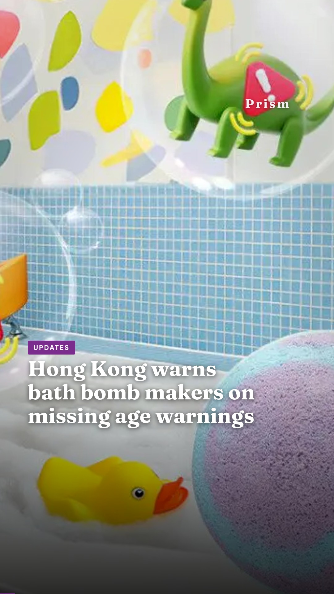 Hong Kong warns bath bomb makers on missing age warnings