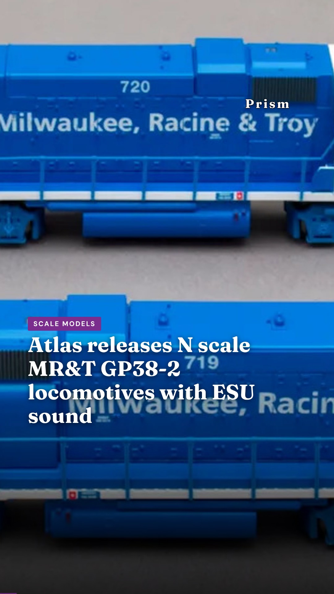Atlas releases N scale MR&T GP38-2 locomotives with ESU sound