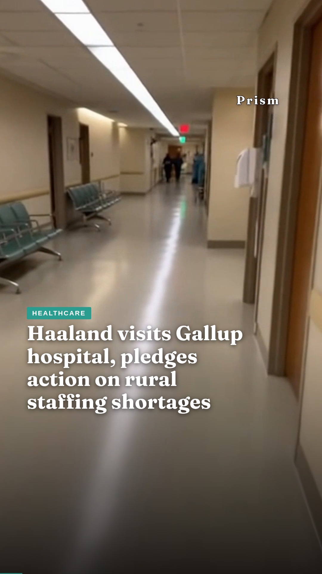 Haaland visits Gallup hospital, pledges action on rural staffing shortages