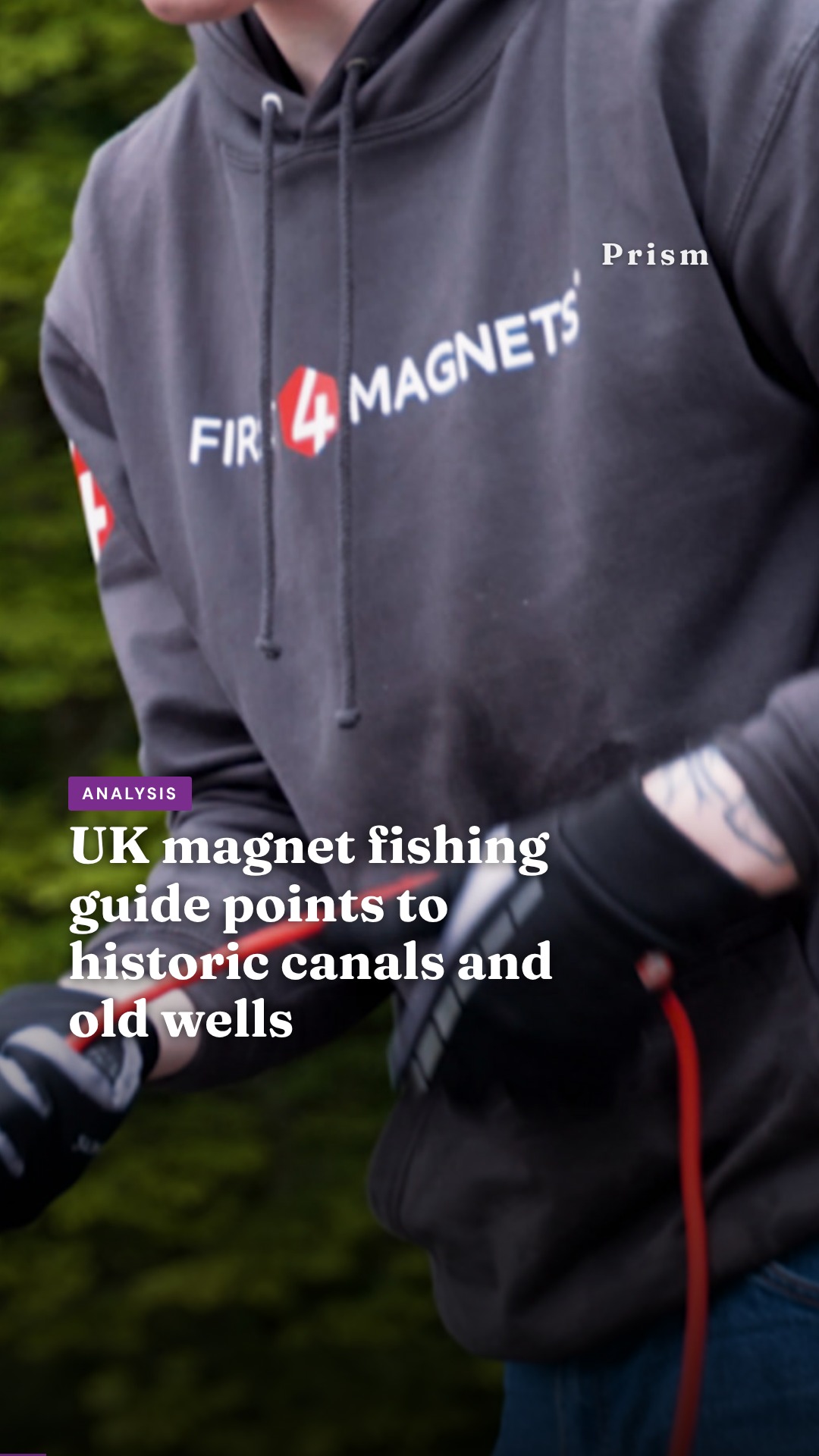 UK magnet fishing guide points to historic canals and old wells
