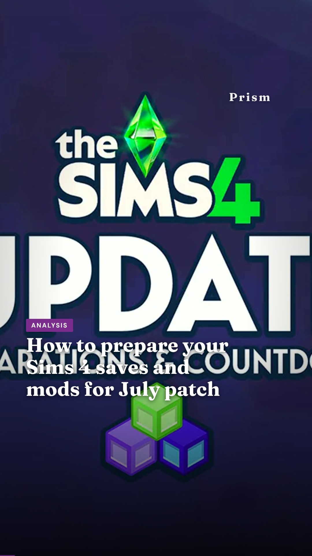 How to prepare your Sims 4 saves and mods for July patch