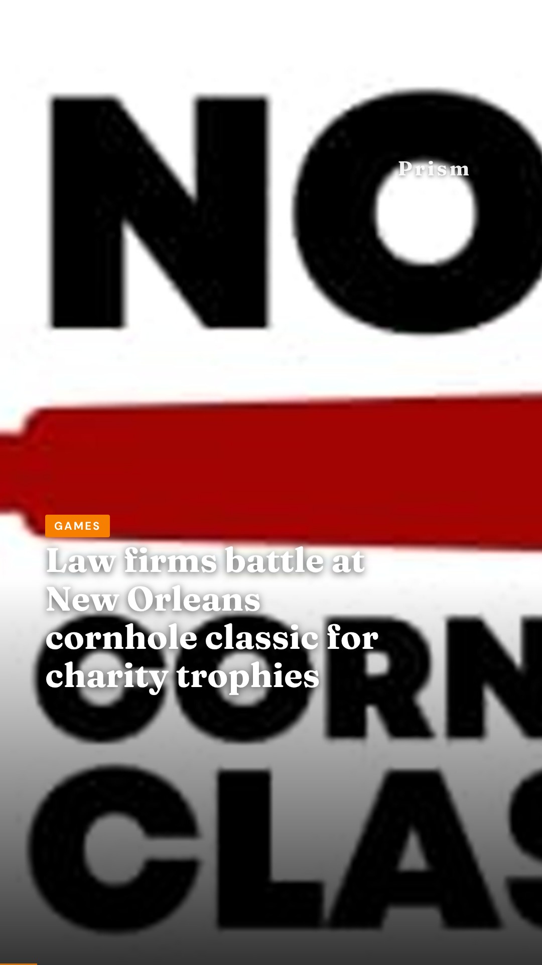 Law firms battle at New Orleans cornhole classic for charity trophies