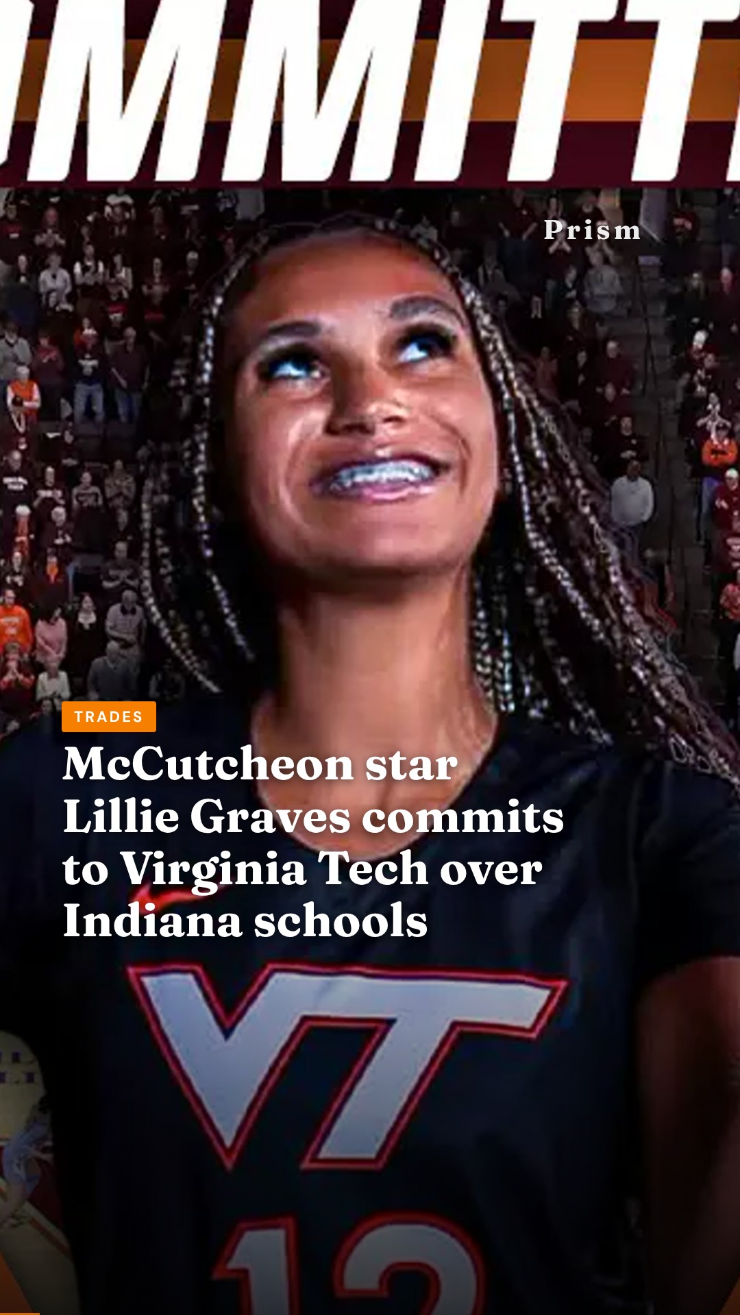McCutcheon star Lillie Graves commits to Virginia Tech over Indiana schools
