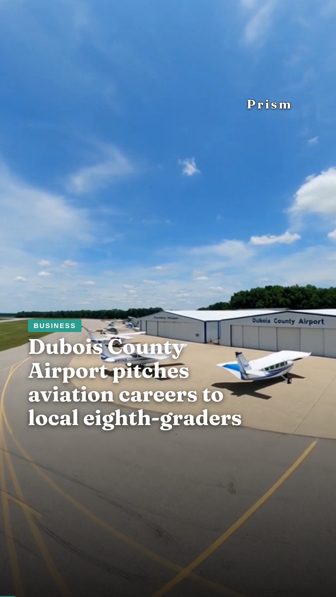 Dubois County Airport pitches aviation careers to local eighth-graders