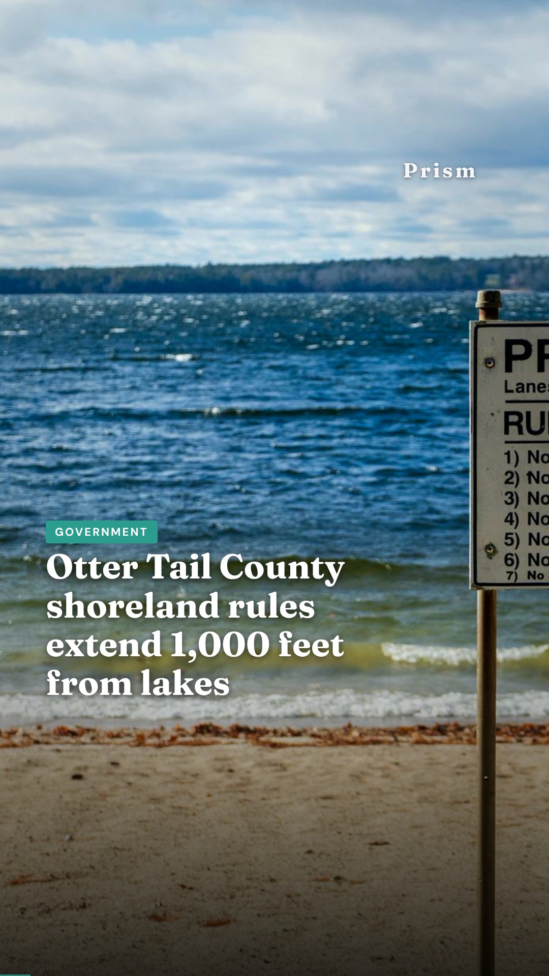 Otter Tail County shoreland rules extend 1,000 feet from lakes
