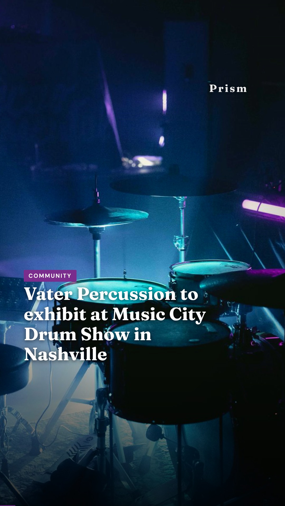 Vater Percussion to exhibit at Music City Drum Show in Nashville