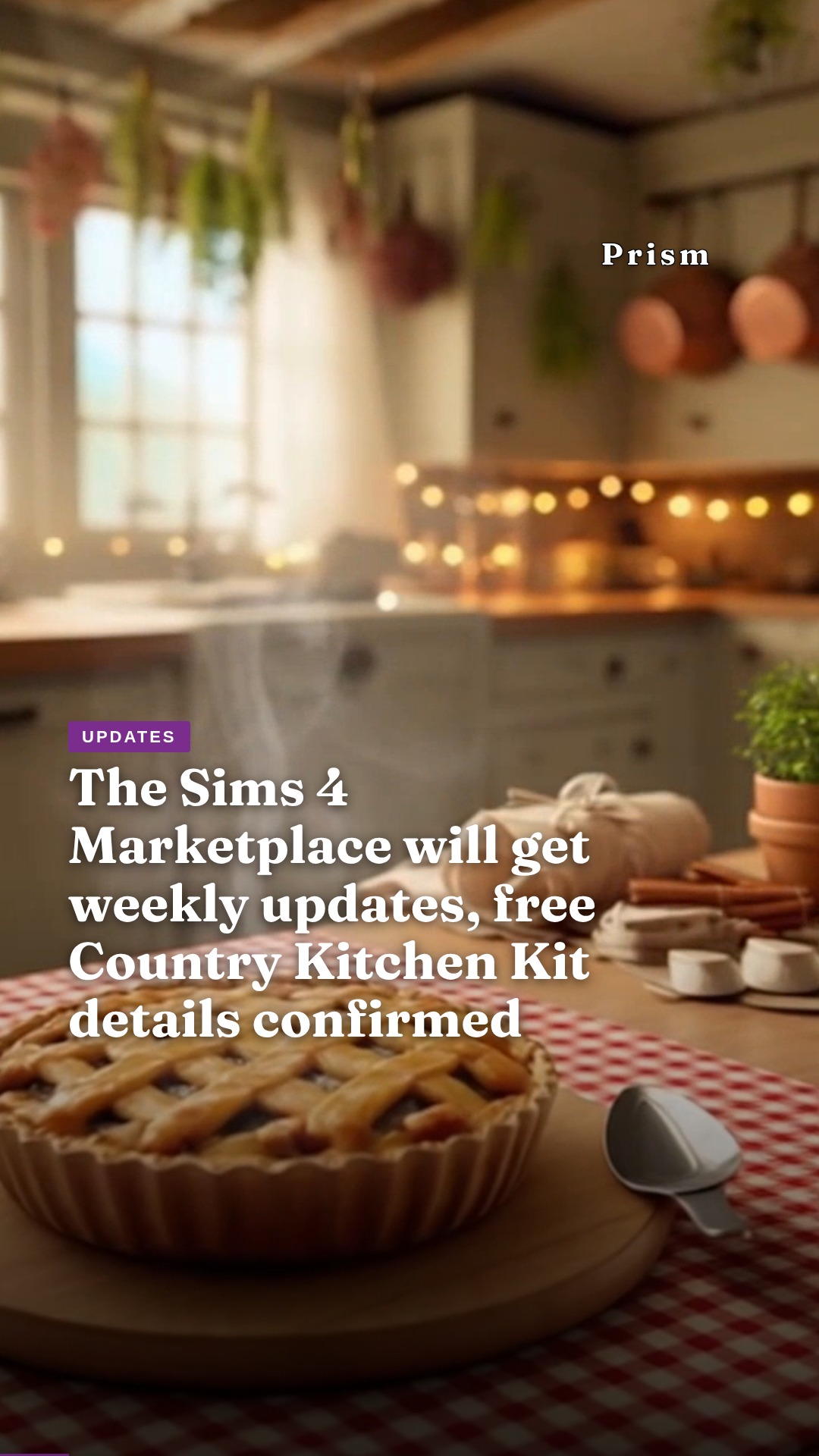 The Sims 4 Marketplace will get weekly updates, free Country Kitchen Kit details confirmed