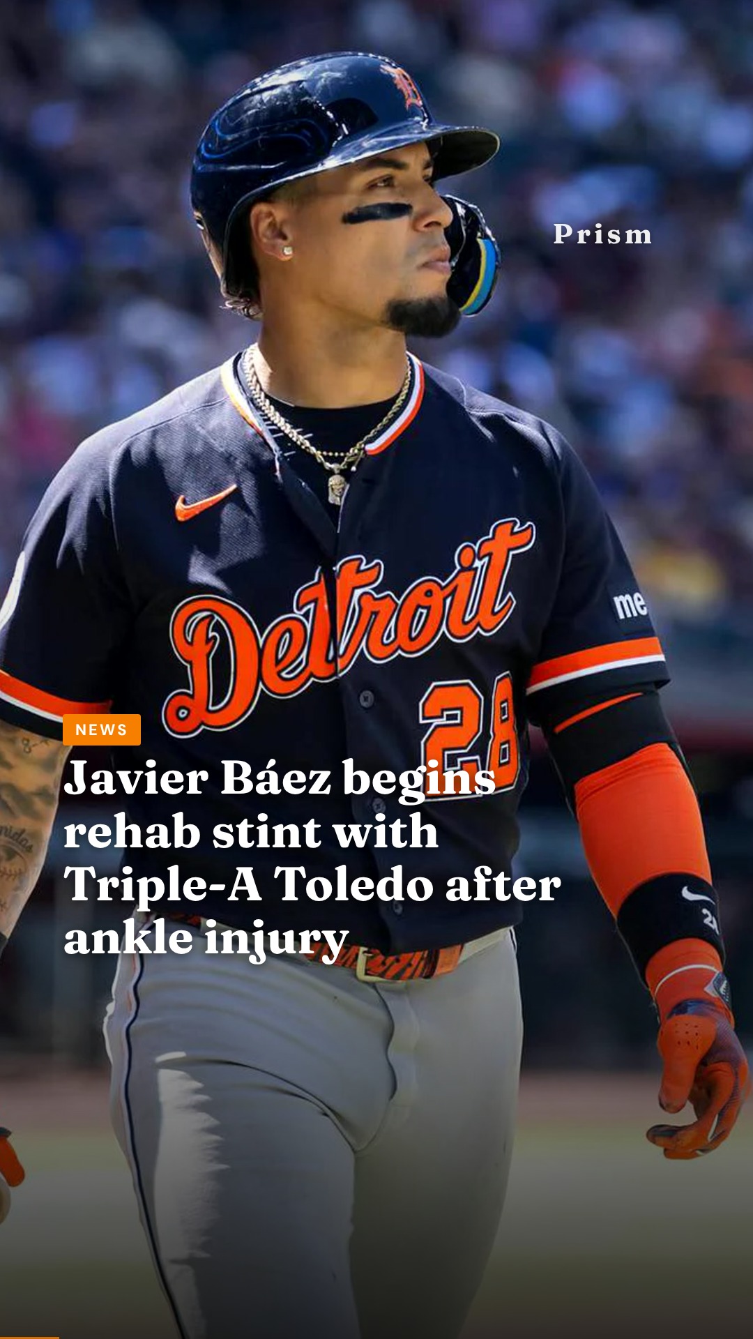 Javier Báez begins rehab stint with Triple-A Toledo after ankle injury