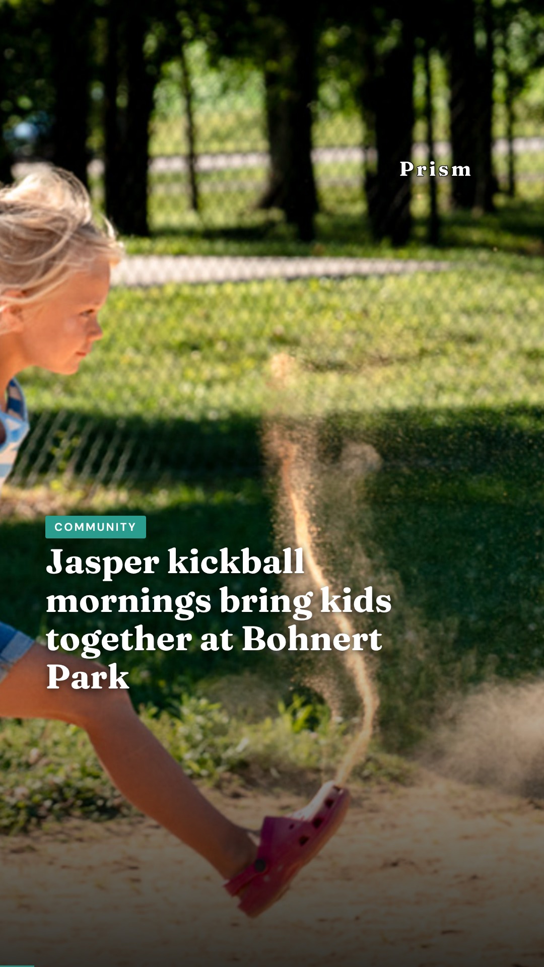 Jasper kickball mornings bring kids together at Bohnert Park