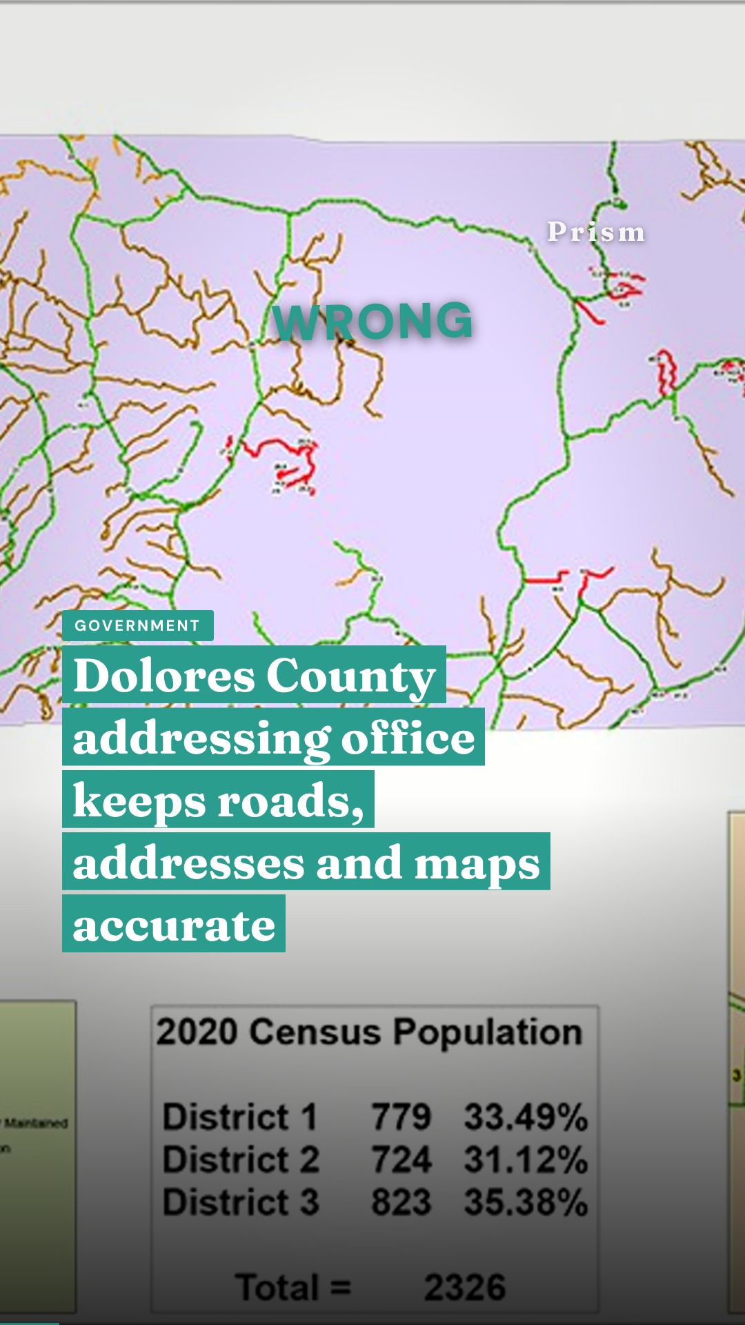 Dolores County addressing office keeps roads, addresses and maps accurate