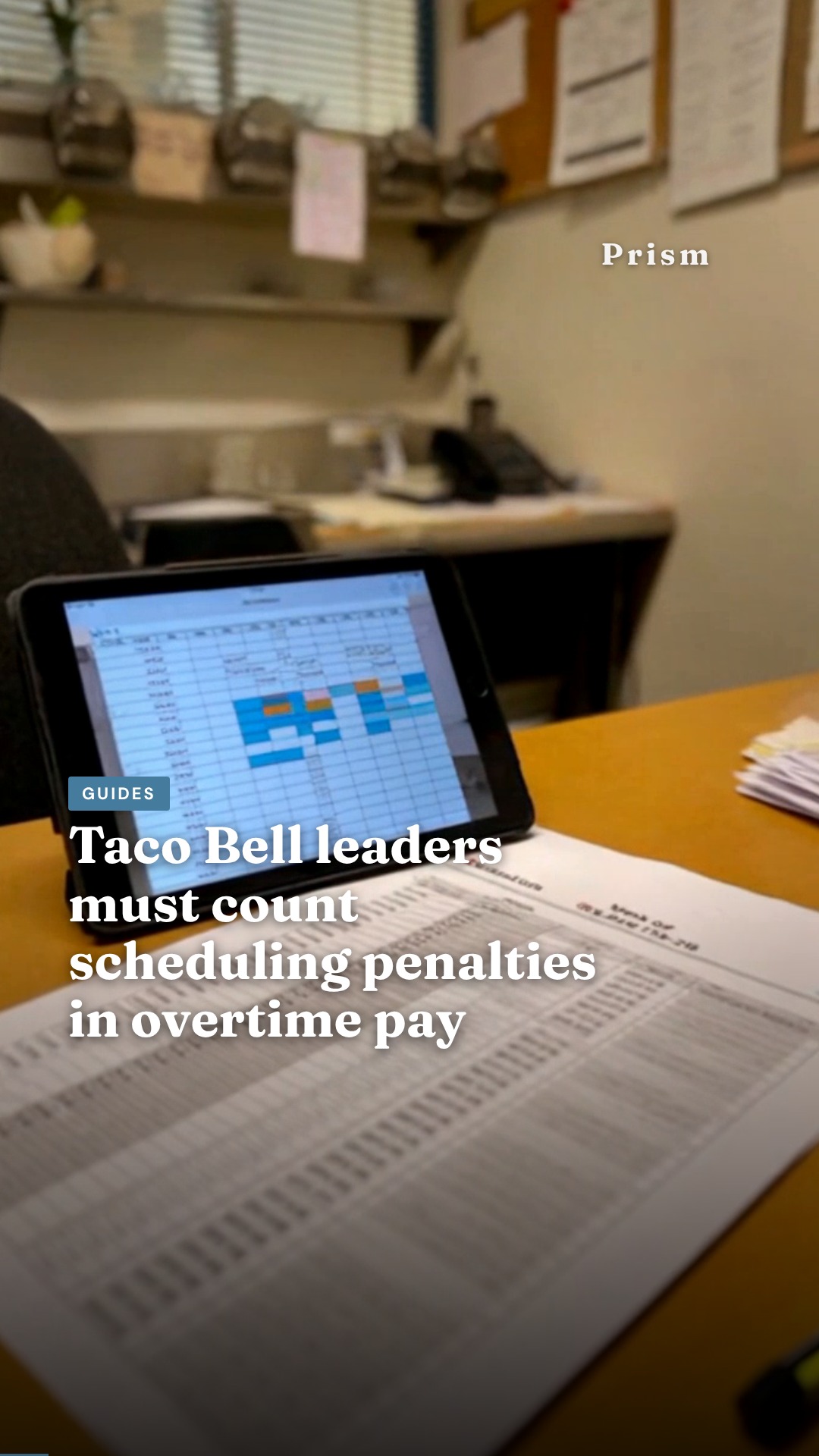 Taco Bell leaders must count scheduling penalties in overtime pay