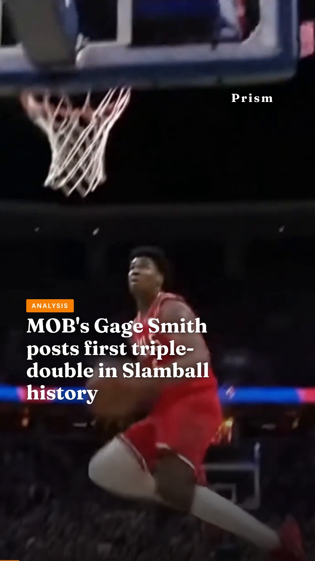 MOB's Gage Smith posts first triple-double in Slamball history